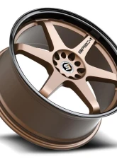 Spec-1 SPT-33 Wheel 20x9 5x112|5x114.3 38mm Matte Bronze & Black Lip                                     - SPT-332093638MZBL - Image 3