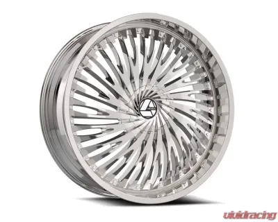 Azara 526 Wheel 22x9.5 Blank +15 CB 74.1 Nano Chrome - AZA-5262295BLANK+15NCR