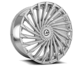 Azara AZA-501 Wheel 22x9.5 5x115|5x120 15mm Nano Chrome
