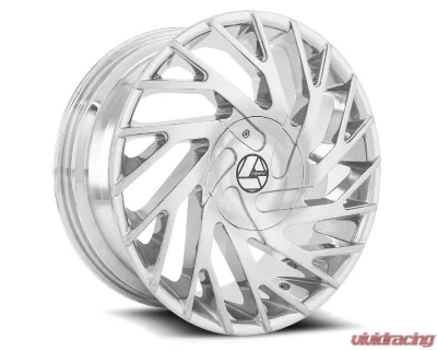 Azara 505 Wheel 22x9.5 5x115|5x120 15mm Nano Chrome - AZA-50522955115120+15NCR