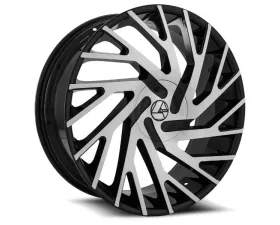 Azara AZA-505 Wheel 18x8 5x112|5x114.3 35mm Gloss Black & Machined