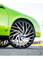 Azara AZA-505 Wheel 18x8 5x112|5x114.3 35mm Gloss Black & Machined                                     - AZAC505188051121143+35BM - Image 7