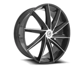 Azara 506 Wheel 26x9.5 5x115|5x120 34mm Gloss Black Machined