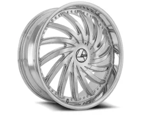 Azara 508 Wheel 22x9.5 Blank 5x|6x 18mm Nano Chrome