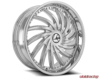 Azara 508 Wheel 22x9.5 Blank 5x|6x 18mm Nano Chrome - AZA-5082295BLANK+18NCR
