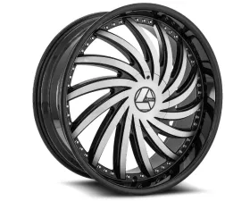 Azara 508 Wheel 22x9.5 Blank 15mm Gloss Black Machined