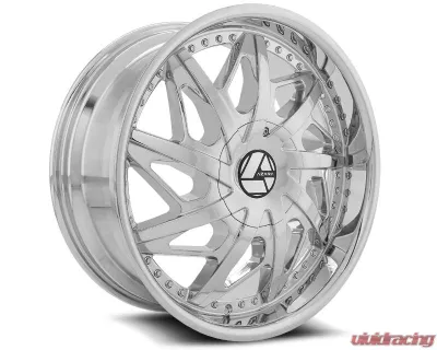 Azara 510 Wheel 22x9.5 6x135|6x139.7 25mm Nano Chrome - AZA-510229561351397+25NCR