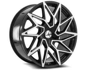 Azara 511 Wheel 22x9.5 5x135 25mm Gloss Black Machined