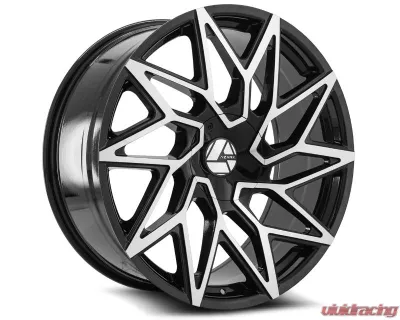 Azara 511 Wheel 22x9.5 5x135 25mm Gloss Black Machined - AZA-51122955135+25BM