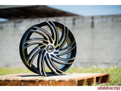 Azara AZA-514 Wheel 20x8.5 5x114.3|5x127 35mm Gloss Black & Machined - AZA-514208551143127+35BM