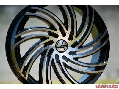 Azara AZA-514 Wheel 20x8.5 5x114.3|5x127 35mm Gloss Black & Machined - AZA-514208551143127+35BM