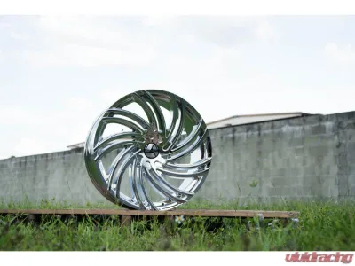Azara AZA-514 Wheel 20x8.5 5x114.3|5x120 35mm Nano Chrome - AZA-514208551143120+35NC