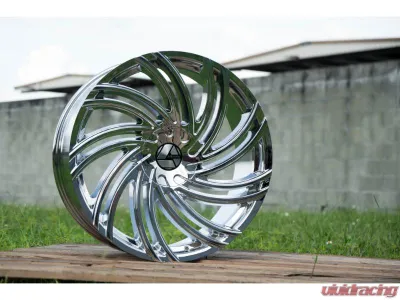 Azara AZA-514 Wheel 20x8.5 5x114.3|5x120 35mm Nano Chrome - AZA-514208551143120+35NC