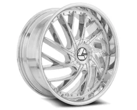 Azara 516 Wheel 24x9 Blank 5x|6x 18mm Nano Chrome