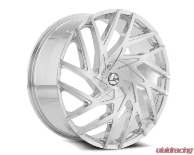 Azara 518 Wheel 24x9 5x115|5x139.7 18mm Nano Chrome - AZA-518249051151397+18NCR