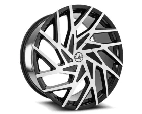Azara 518 Wheel 22x9.5 Blank 5x|6x 32mm Gloss Black Machined