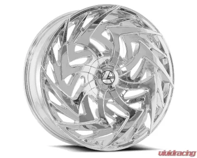 Azara 520 Wheel 24x9 Blank 18mm Nano Chrome - AZA-5202490BLANK+18NCR