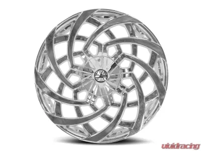 Azara AZA-521 Wheel 22x8.5 5x114.3|5x120 38mm Nano Chrome - AZA-521228551143120+38NC