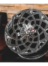 Azara AZA-521 Wheel 22x8.5 5x114.3|5x120 38mm Nano Chrome                                     - AZA-521228551143120+38NC - Image 3