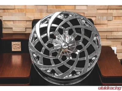 Azara AZA-521 Wheel 22x8.5 5x114.3|5x120 38mm Nano Chrome - AZA-521228551143120+38NC