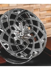 Azara AZA-521 Wheel 22x8.5 5x114.3|5x120 38mm Nano Chrome                                     - AZA-521228551143120+38NC - Image 5