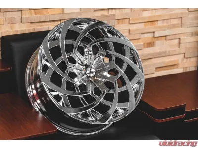 Azara AZA-521 Wheel 22x8.5 5x114.3|5x120 38mm Nano Chrome - AZA-521228551143120+38NC
