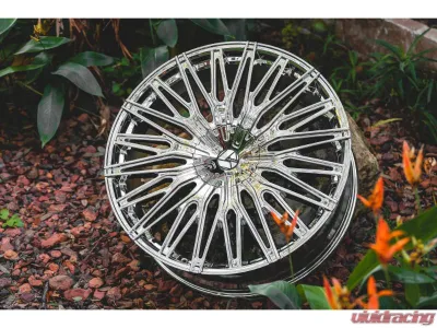 Azara AZA-522 Wheel 20x8.5 5x114.3|5x120 35mm Nano Chrome - AZA-522208551143120+35NC