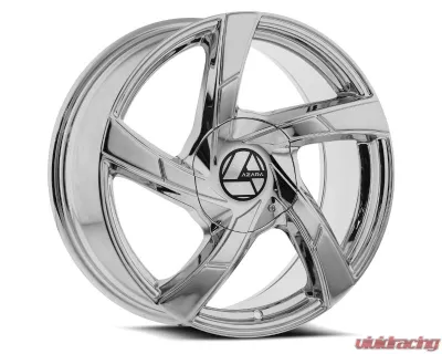 Azara 524 Wheel 30x9.5 Blank 5x|6x 15mm Nano Chrome - AZA-5243095BLANK+15NCR