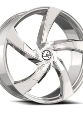 Azara AZA-524 Wheel 20x8.5 5x108|5x114.3 35mm Nano Chrome                                     - AZA-52420853235NC - Image 5