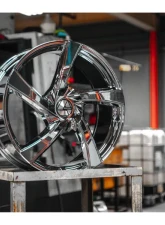 Azara AZA-524 Wheel 20x8.5 5x108|5x114.3 35mm Nano Chrome                                     - AZA-52420853235NC - Image 3