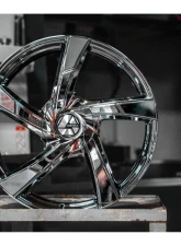 Azara AZA-524 Wheel 20x8.5 5x108|5x114.3 35mm Nano Chrome                                     - AZA-52420853235NC - Image 4