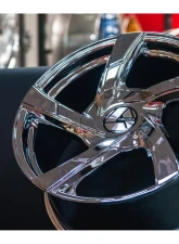 Azara AZA-524 Wheel 20x8.5 5x108|5x114.3 35mm Nano Chrome                                     - AZA-52420853235NC - Image 5