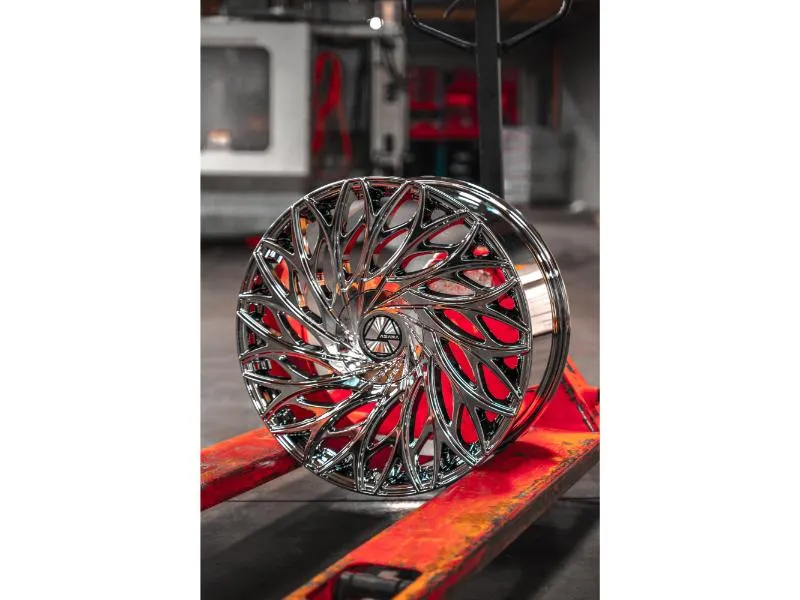 Azara Aza-525 Wheel 22x9.5 Blank 15mm Nano Chrome | Vivid Racing