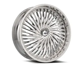 Azara 526 Wheel 22x9.5 5x115|5x120 15mm 2100 Load Rating Nano Chrome