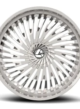 Azara AZA-526 Wheel 24x9 Blank 15mm Nano Chrome                                     - AZA-526249BL15NC - Image 2