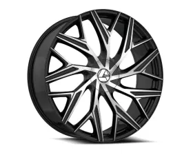 Azara 527 Wheel 26x9.5 6x135|6x139.7 25mm Gloss Black Machined