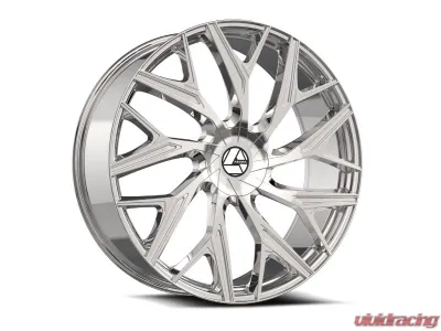 Azara AZA-527 Wheel 22x9.5 Blank 15mm Nano Chrome - AZA-5272295BL15NC