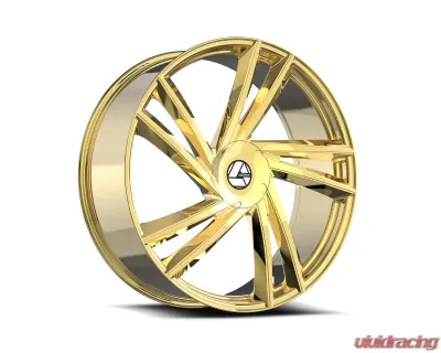 Azara 529 Wheel 24x9 5x115|5x139.7 15mm Gold - AZA-529249051151397+15NG