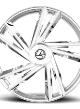 Azara AZA-529 Wheel 22x9.5 5x115|5x120 15mm Nano Chrome                                     - AZA-52922953915NC - Image 2