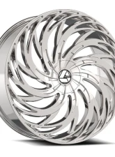 Azara AZA-531 Wheel 24x9 Blank 15mm Nano Chrome                                     - AZA-531249BL15NC - Image 2