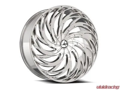 Azara AZA-531 Wheel 24x9 Blank 15mm Nano Chrome - AZA-531249BL15NC
