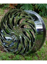 Azara AZA-531 Wheel 24x9 Blank 15mm Nano Chrome                                     - AZA-531249BL15NC - Image 3