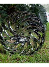 Azara AZA-531 Wheel 24x9 Blank 15mm Nano Chrome                                     - AZA-531249BL15NC - Image 5