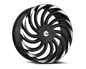 Azara 534 Wheel 26x9.5 5x115|5x120 30mm Gloss Black Machined