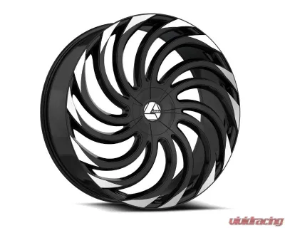 Azara 534 Wheel 18x8 5x100|5x114.3 35mm Gloss Black Machined - AZA-5341882335BM