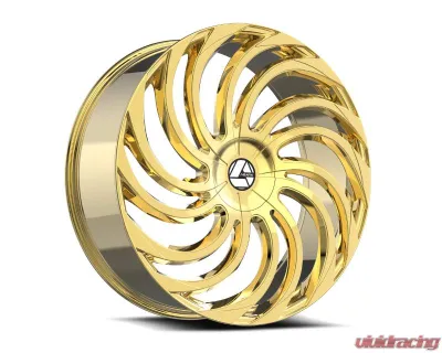 Azara 534 Wheel 22x8.5 5x112|5x114.3 38mm 2100 Load Rating Gold - AZA-534228551121143+38NG