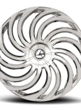 Azara AZA-534 Wheel 24x9 Blank 15mm Nano Chrome                                     - AZA-534249BL15NC - Image 2