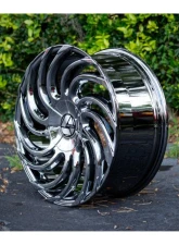Azara AZA-534 Wheel 24x9 Blank 15mm Nano Chrome                                     - AZA-534249BL15NC - Image 5