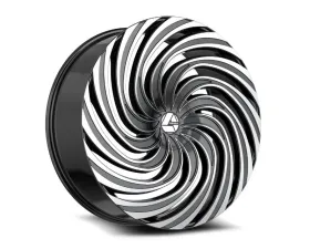 Azara 535 Wheel 22x9.5 5x115|5x120 15mm Gloss Black Machined