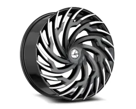 Azara 536 Wheel 18x8 5x100|5x114.3 35mm Gloss Black Machined